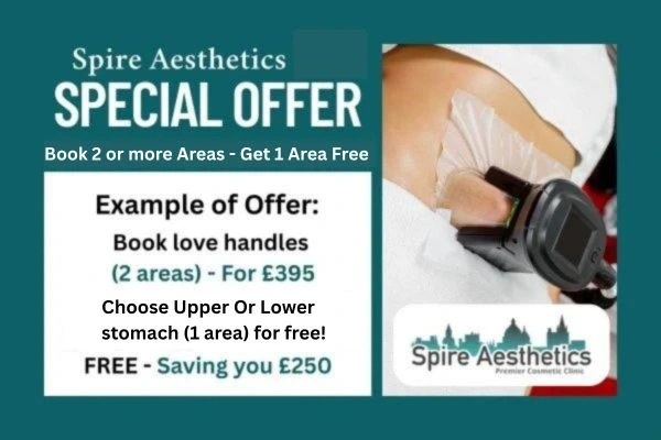 Fat Freezing Promotion Paisley from Spire Aesthetics - Book Today!