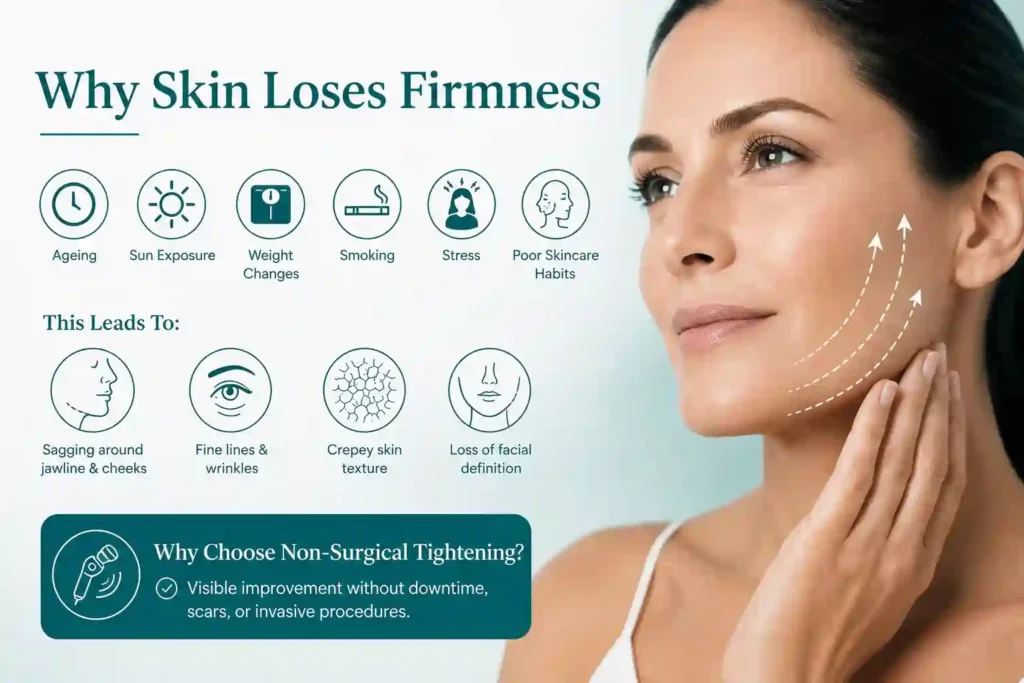 What Makes Skin Lose Firmness and Why Do People Seek Non-Surgical Tightening Paisley?